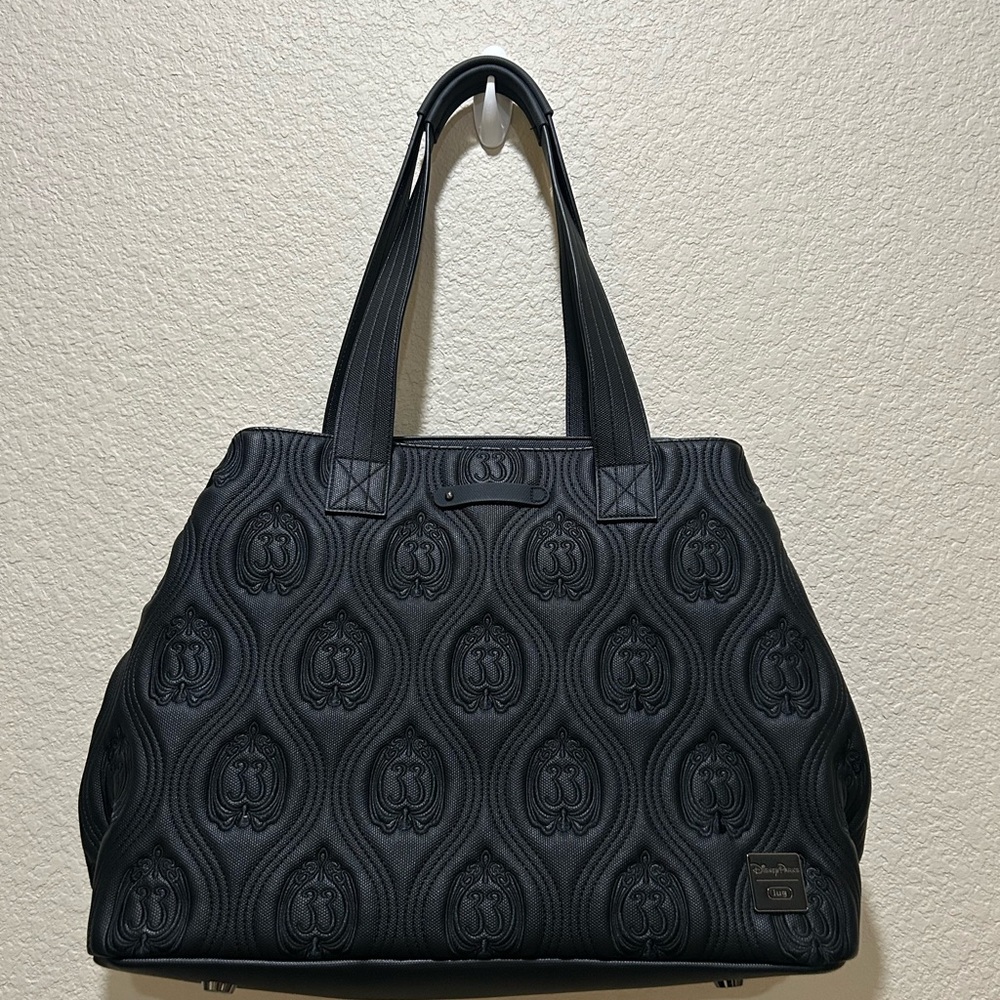 RARE lug for Disney Club 33 Black Embossed Tote Bag NWT